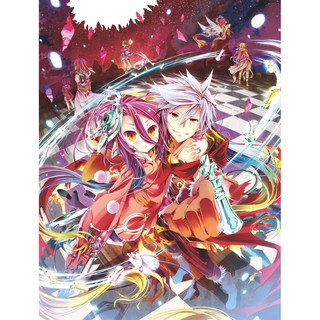 Poster No Game No Life - in theo yêu cầu Anime, Manga