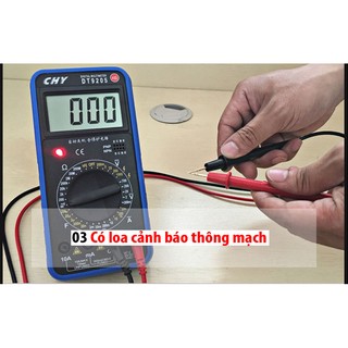 Đồng hồ đo vạn năng CHY DT9205A