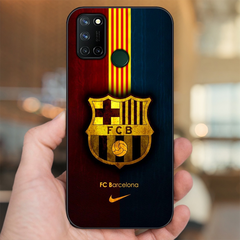 Ốp lưng Realme C17, 7i viền đen in hình Barcelona Barca