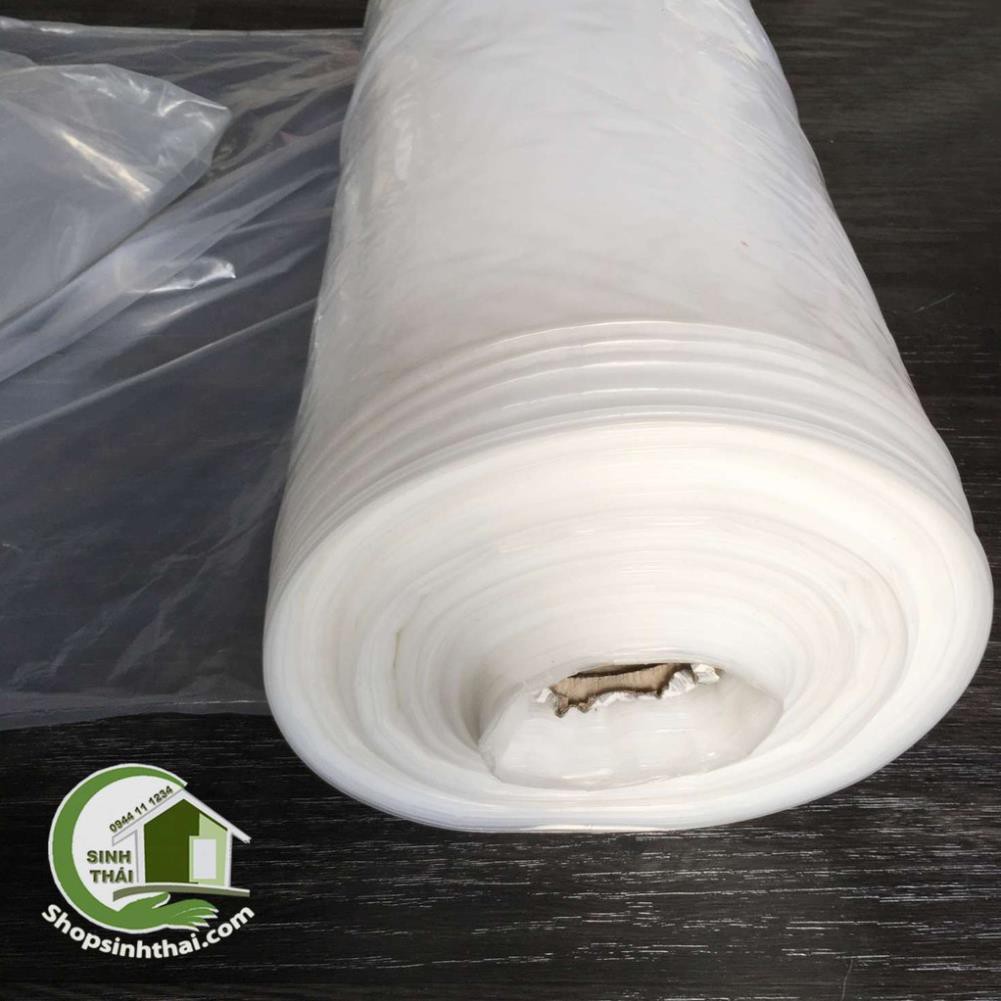 1 mét Tấm màng nylon  màng nhựa dày 2 lớp che mưa, che nhà kính, phủ mái nhà, che đồ, che phủ công trình - kh