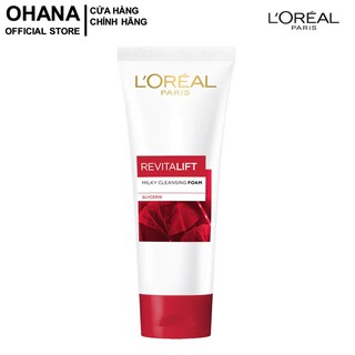 Sữa Rửa Mặt Săn Chắc Da L’Oreal Paris Revitalift Milky Cleansing Foam 100ml