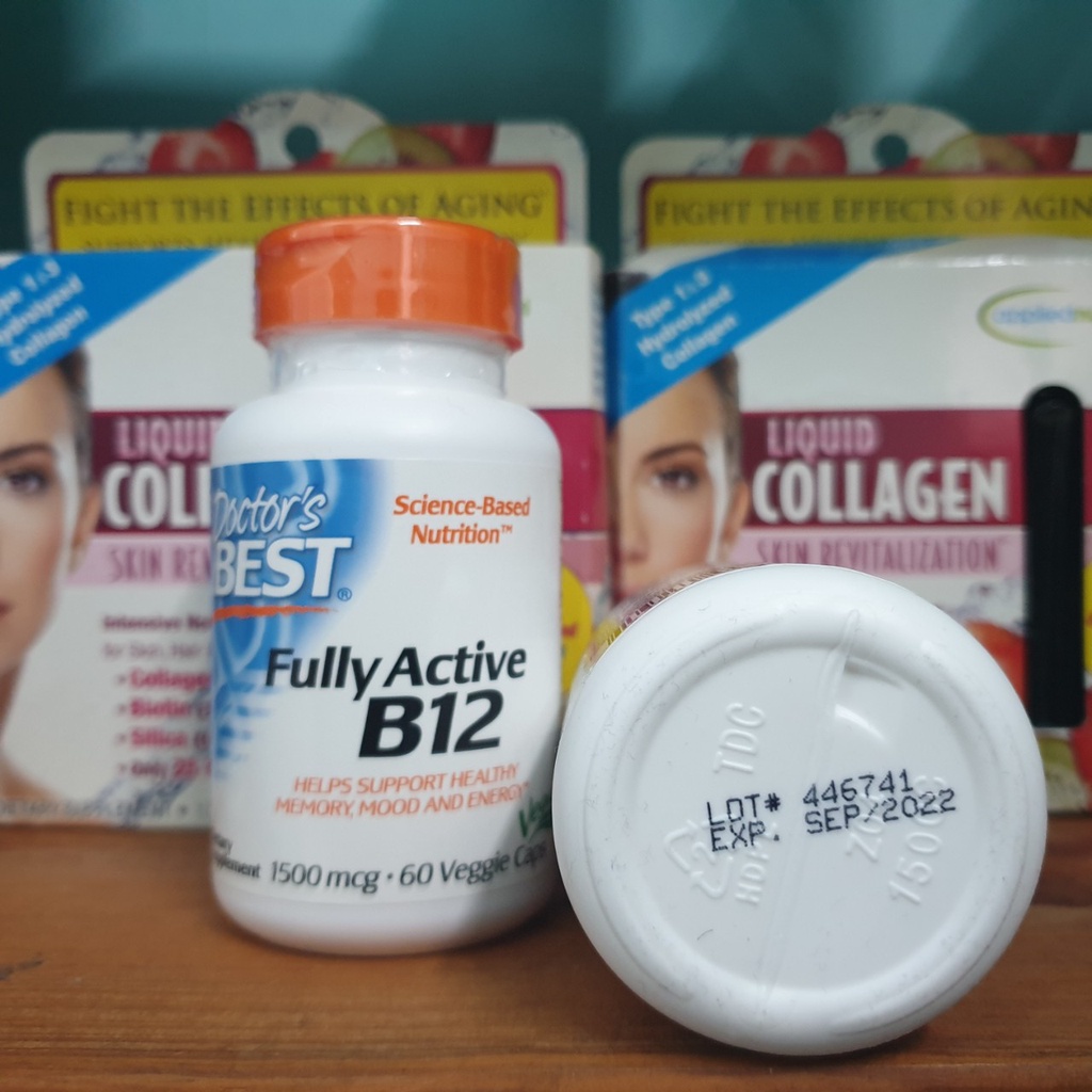 VEGAN - Viên Uống Bổ Sung Vitamin B12 1500 Mcg, 60 viên