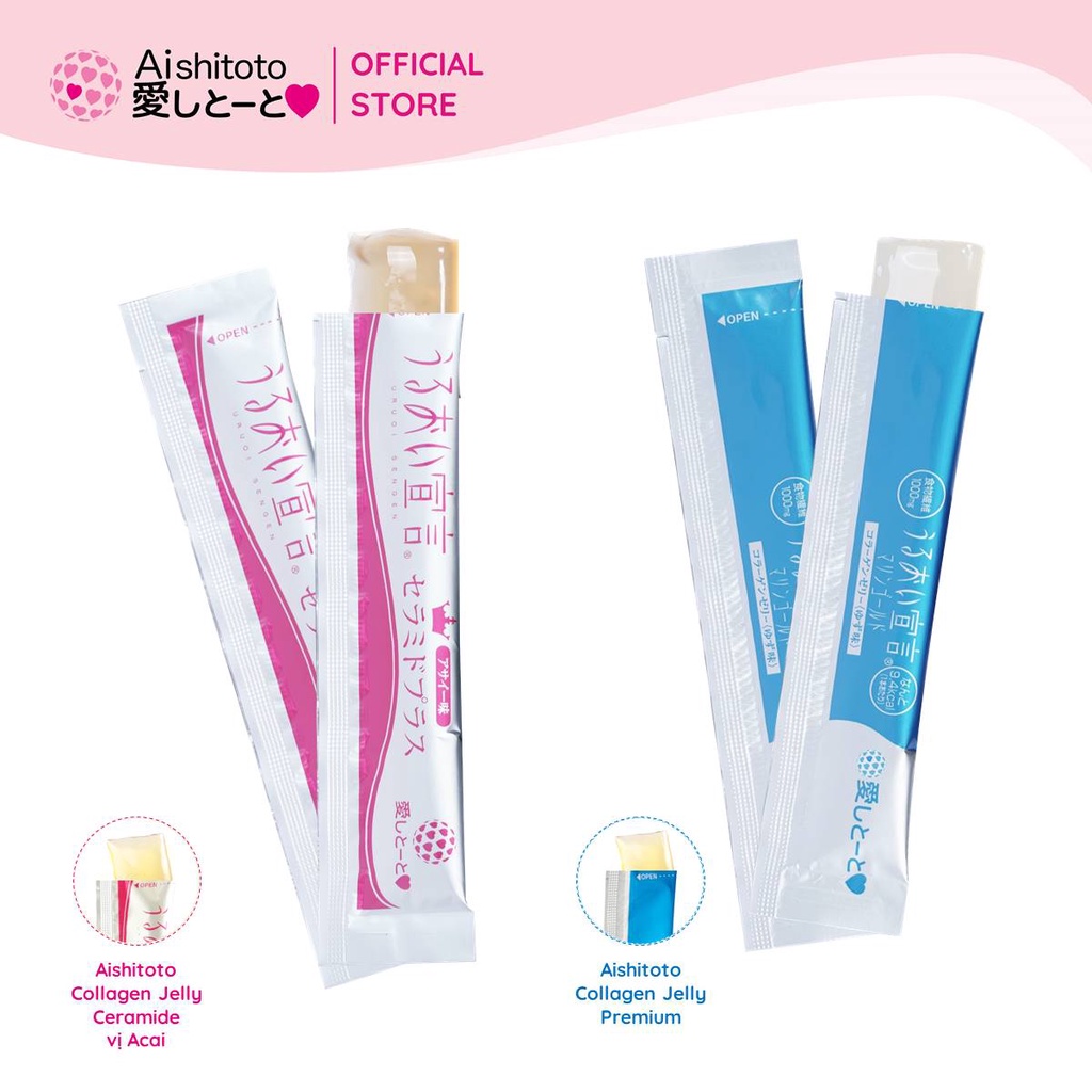 Combo 5 thanh thạch jelly collagen Aishitoto