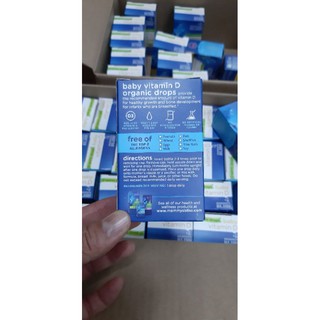 Vitamin D3 Mommys Bliss Organic Drop Mỹ
