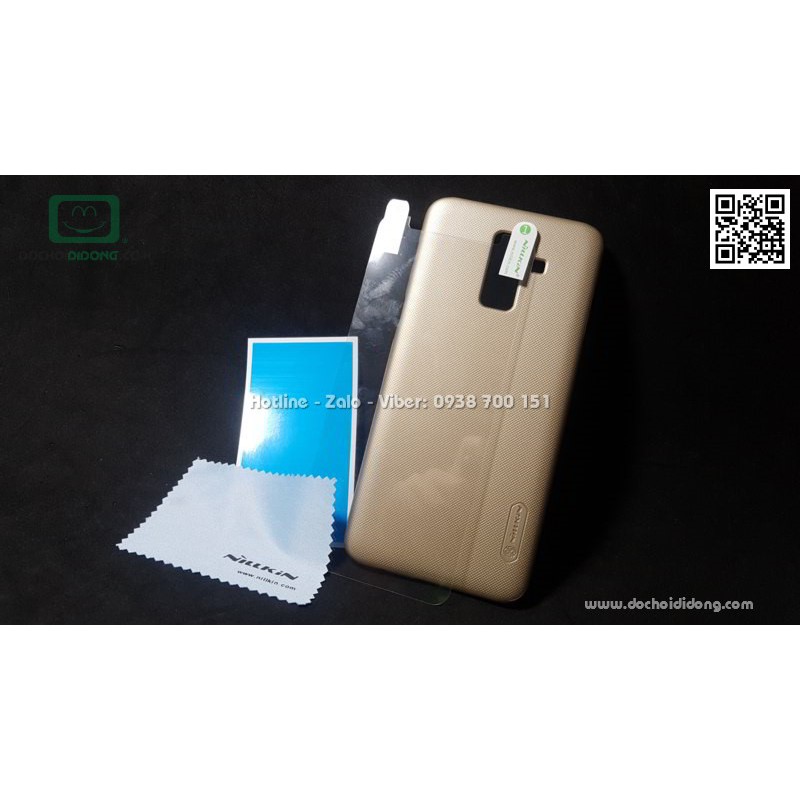 Ốp lưng Samsung J8 Nillkin vân sần