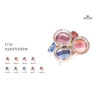 Phấn mắt 3 màu vacosi eyeshadow vp06 hàn quốc 3g