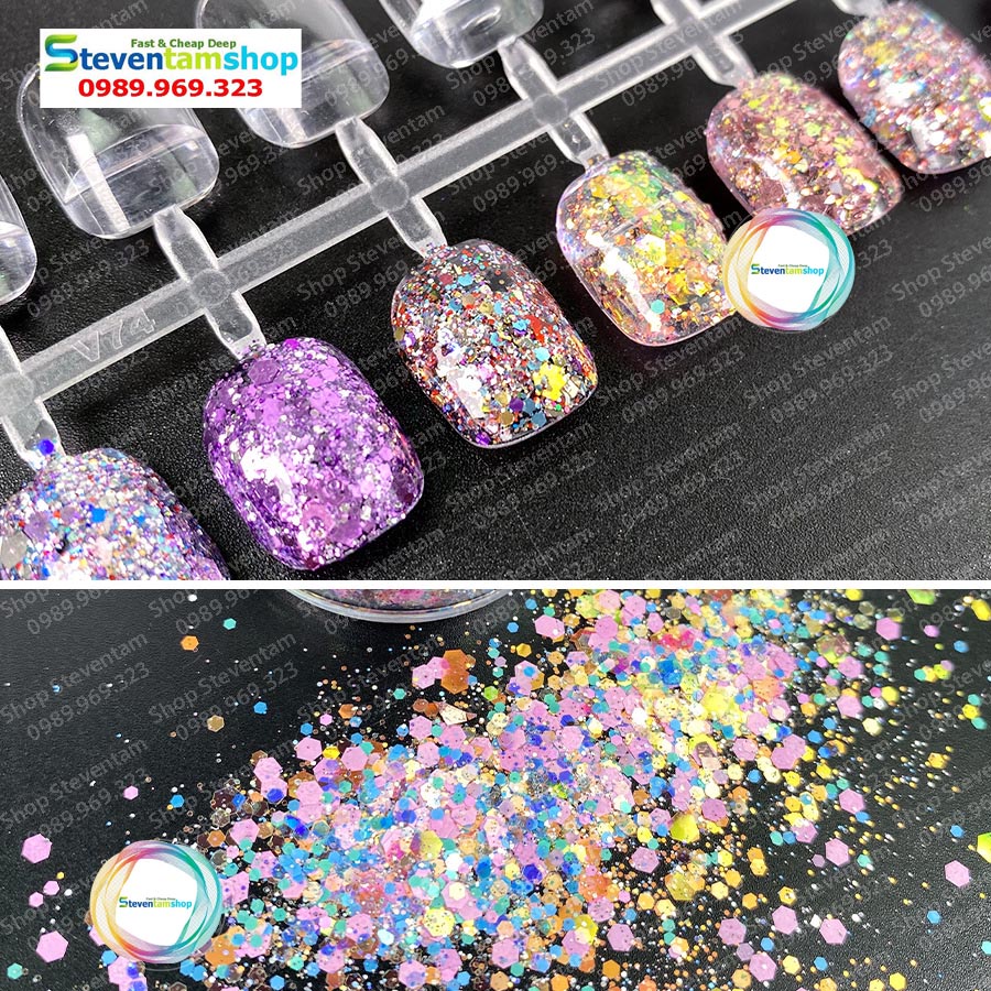 Kim tuyến Sequins nhập khẩu siêu Flash