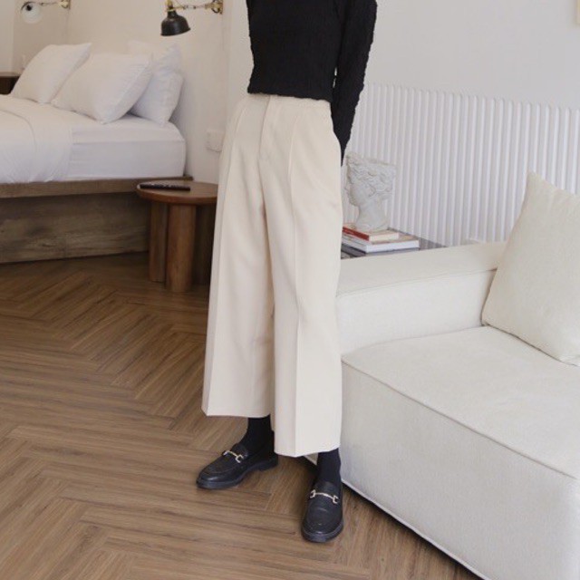 Quần Tây Ống Suông (3 Màu Kem/ Nâu/ Khaki) | BigBuy360 - bigbuy360.vn