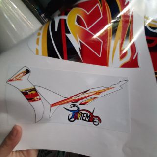Tem rời sirus đỏ trắng