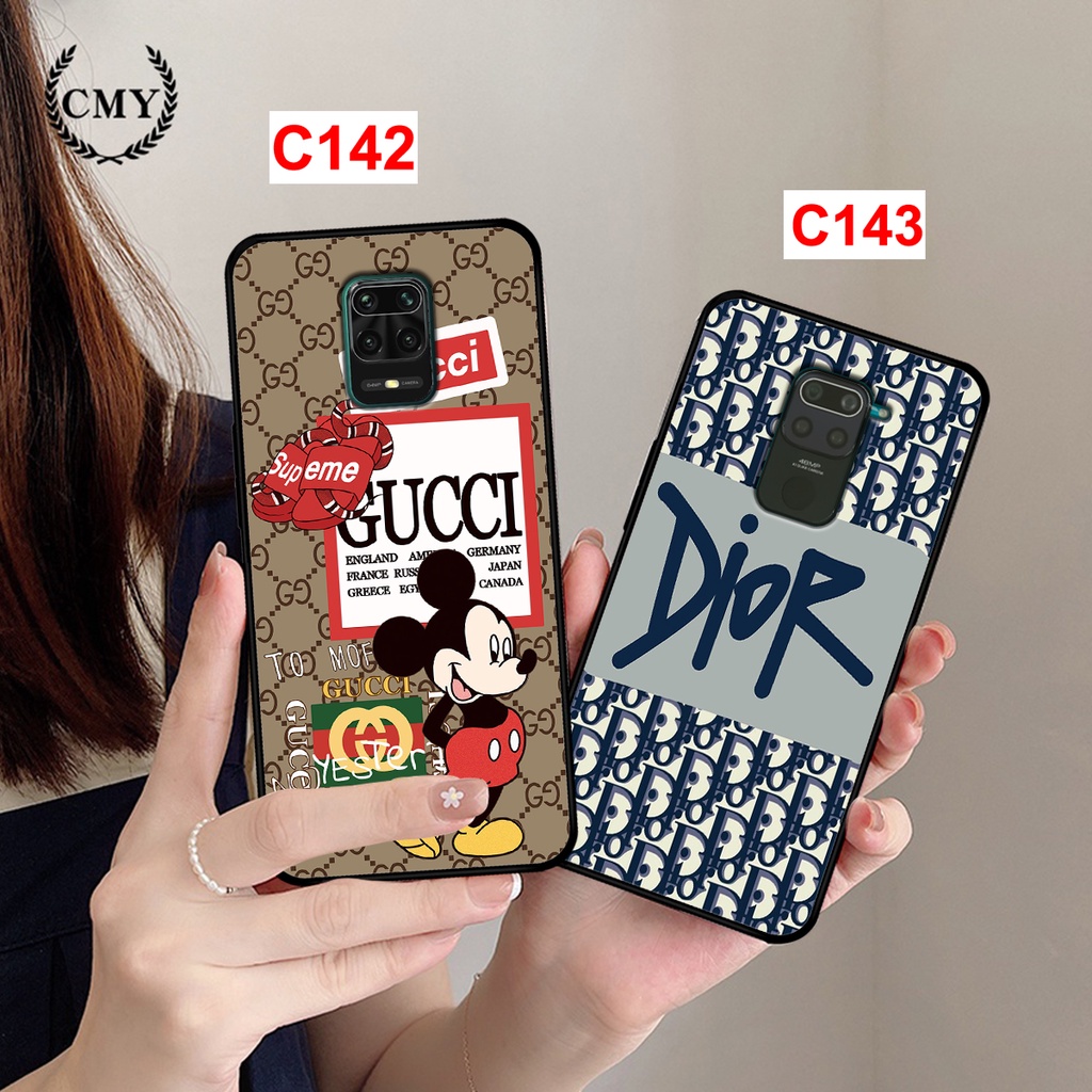 Ốp Redmi Note 9 - Note 9s - Note 9 Pro in hình thương hiệu thời trang. ốp lưng xiaomi note 9/9s/9pro chất lượng.
