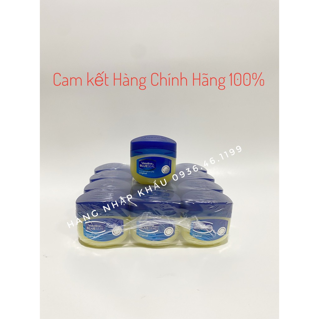 Hũ 50ml Sáp dưỡng ẩm Vaseline Blue seal 50ml Kem dưỡng ẩm đa năng.-Mỹ