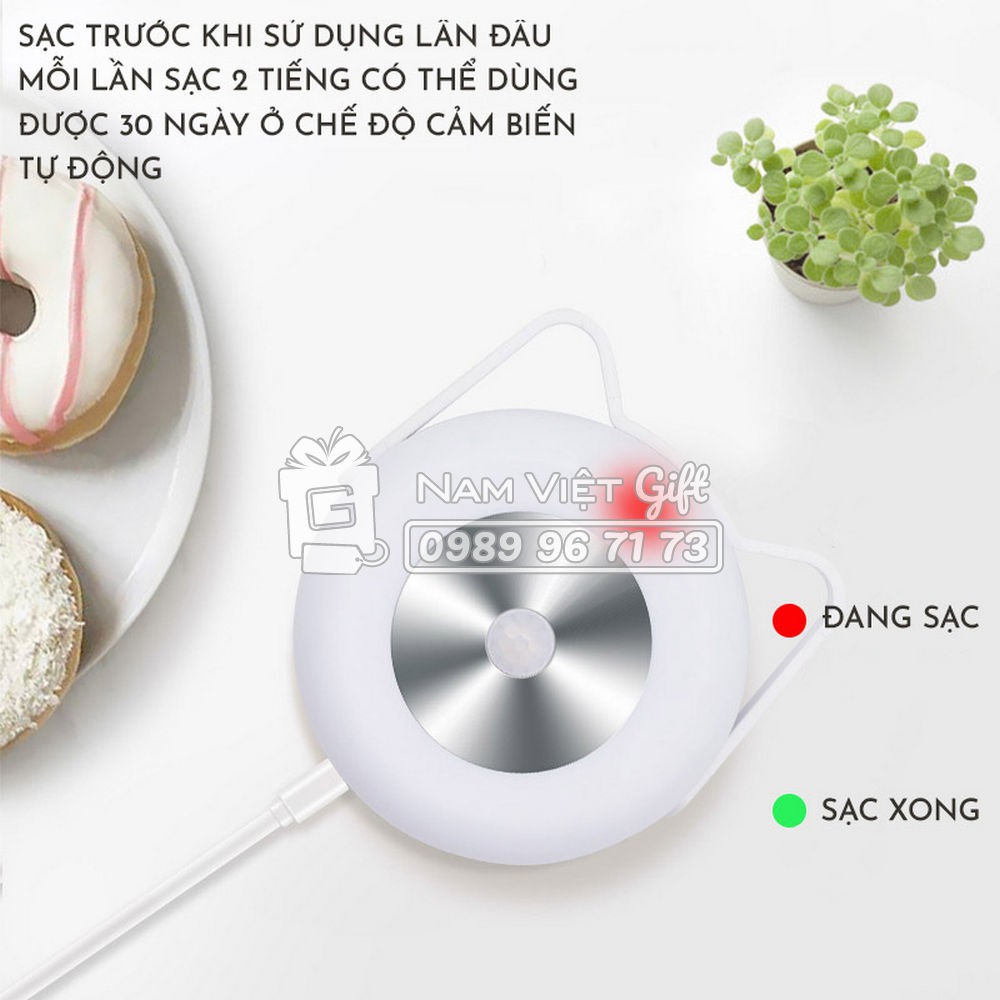 Đèn Cảm Ứng Đèn LED Cảm Biến Chuyển Động Có Giá Đỡ Hình Tai Mèo