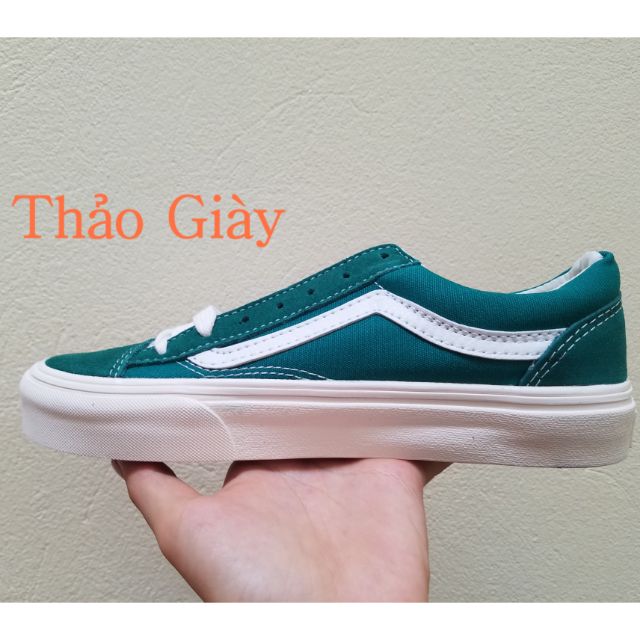 Giày van xanh lá