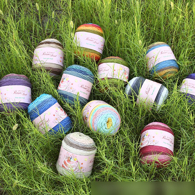 CUỘN LEN ROSA LIND MERINO RAINBOW