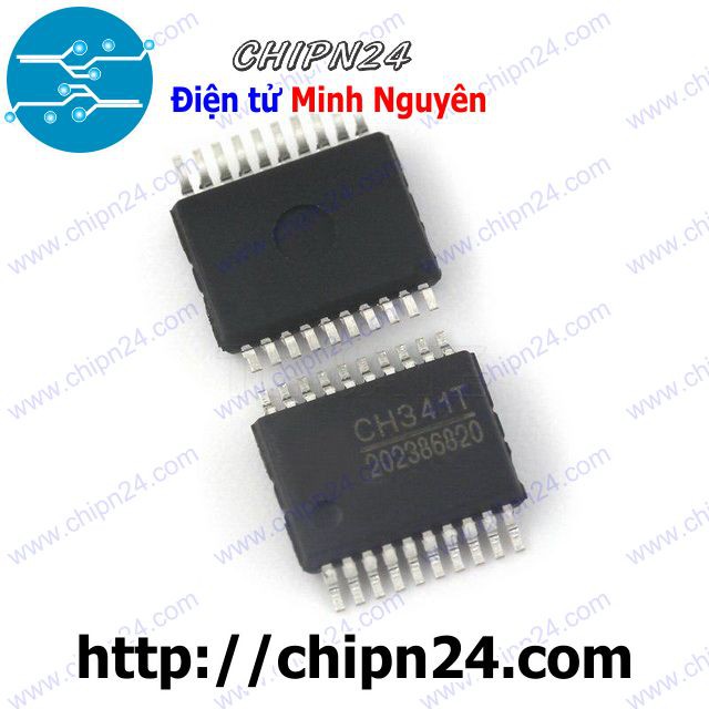 [1 CON] (SOP) IC Dán CH341T SSOP-20 (SMD) (CH341)