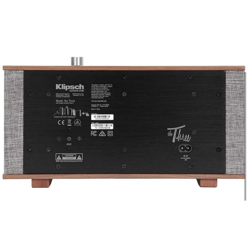 Loa Klipsch The Three With GVA Walnut