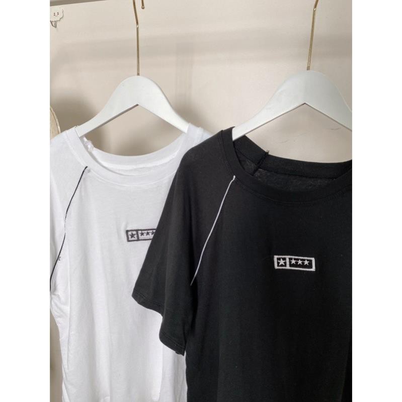 [Mã FASHIONG10 giảm 10k đơn 50K] Áo Croptop Nữ Tay Lỡ Logo Ngực 🦋FREESHIP🦋 Áo Phông Nữ Dáng Lửng  | BigBuy360 - bigbuy360.vn