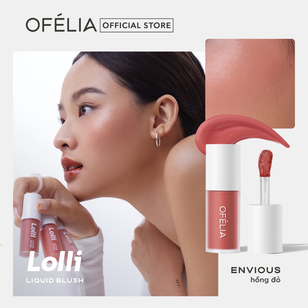 Full Set Má Hồng OFÉLIA Lolli Liquid Blush (3x4.3g)