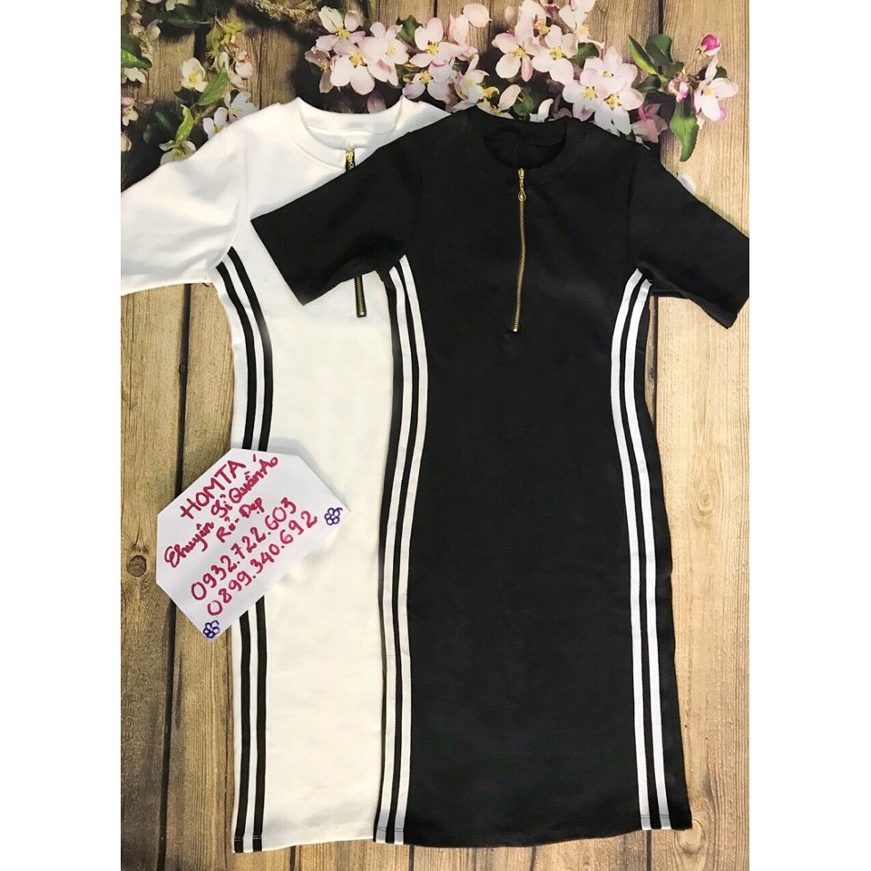 đầm dây kéo chất thun cao cấp cực đẹp | BigBuy360 - bigbuy360.vn