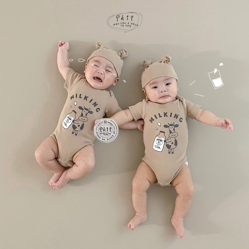Suit kèm mũ Bò sữa IKII
