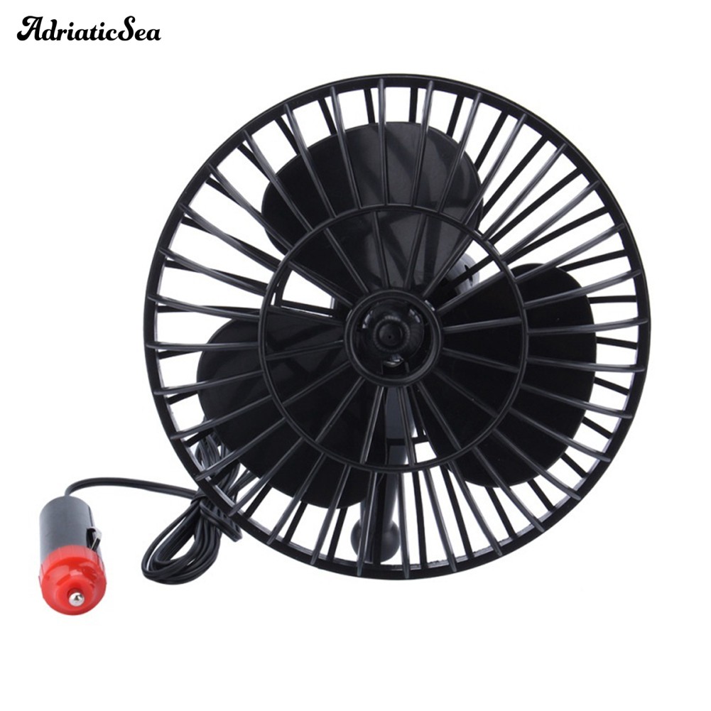Quạt Làm Mát Mini 12v Không Gây Tiếng Ồn Dành Cho Xe Ô Tô / Xe Tải