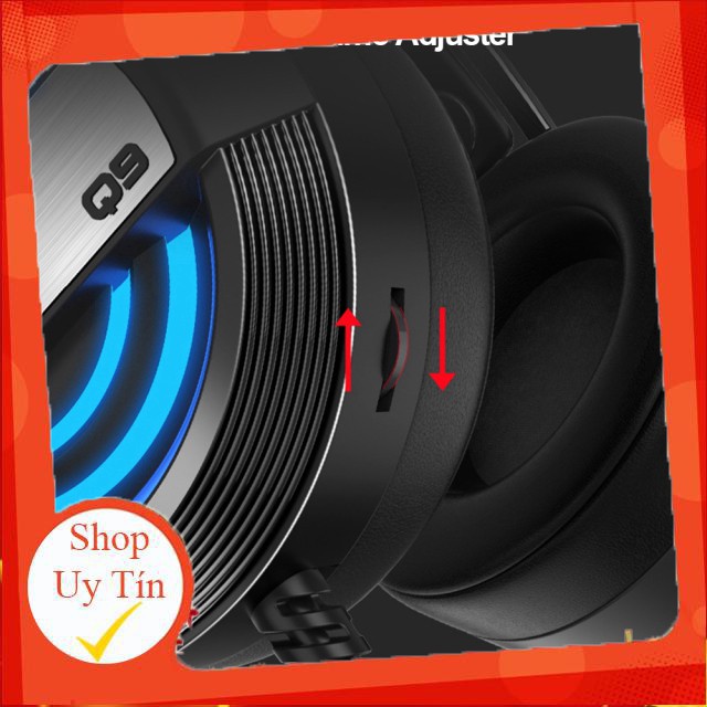 Tai Nghe Chụp Tai Pulierde Q9 Âm Thanh Vòm 7.1 Có Micro Điều Chỉnh Được Có Dây USB Và Đèn LED Hỗ Trợ Chơi Game PS4