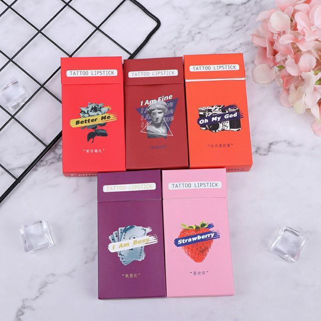 Son tăm bông Tattoo Lipstick Fomomy | BigBuy360 - bigbuy360.vn