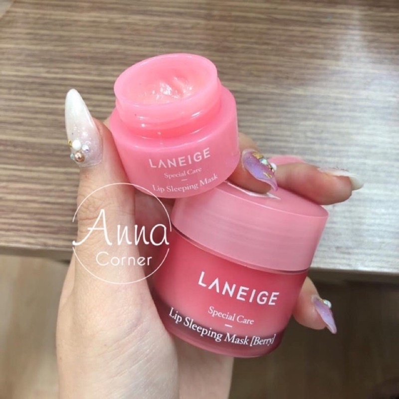 (HỎA TỐC)Mặt nạ ngủ môi hồng mini LANEIGE 3g