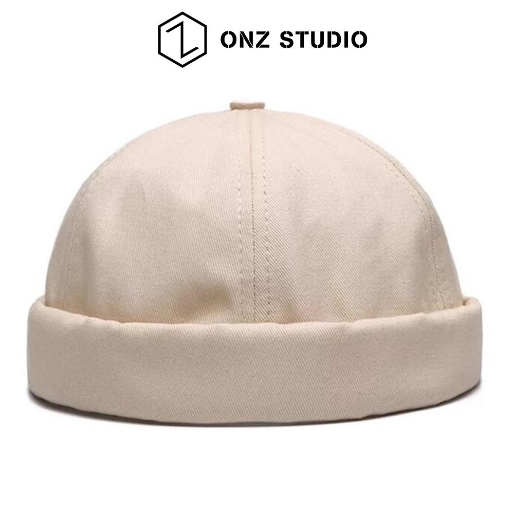 Mũ Miki thuỷ thủ ONZ phong cách retro - Mũ nồi nam nữ cotton kiểu dáng đơn giản MN02