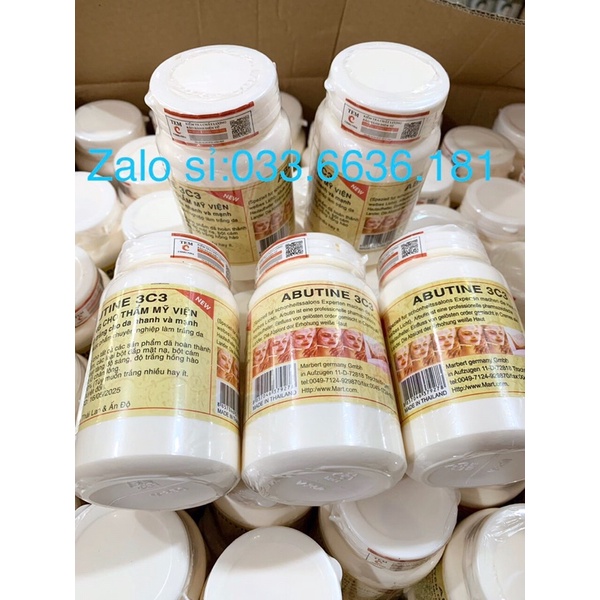 Kem kích trắng 3c3 arbutin hủ 250g chuẩn hàng Thái có mã check chính hãng