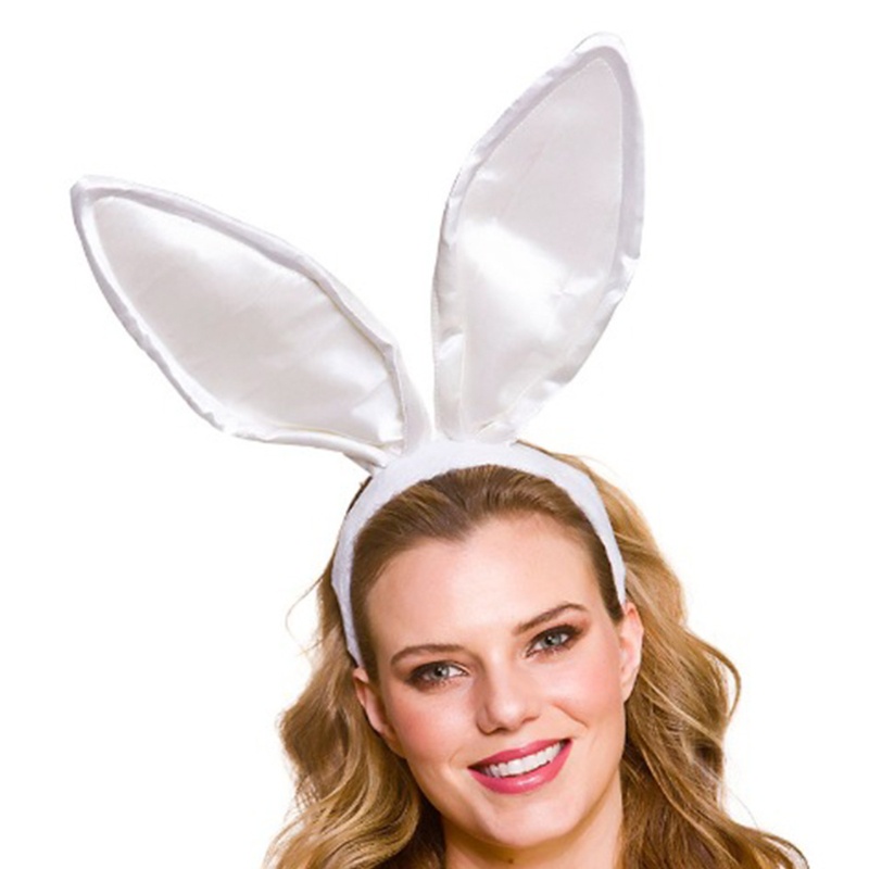 Flgo Set Băng Đô Tai Thỏ Xinh Xắn Dùng Hóa Trang Halloween