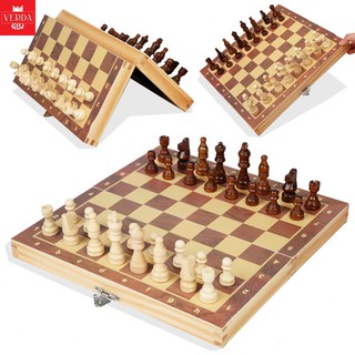 [GÓI QUÀ MIỄN PHÍ] Bộ Cờ Vua Hộp Gỗ Nam Châm 29x29cm 39x39 cm Đồ Chơi Trẻ Em Người Lớn Wooden Magnetic Chess Set