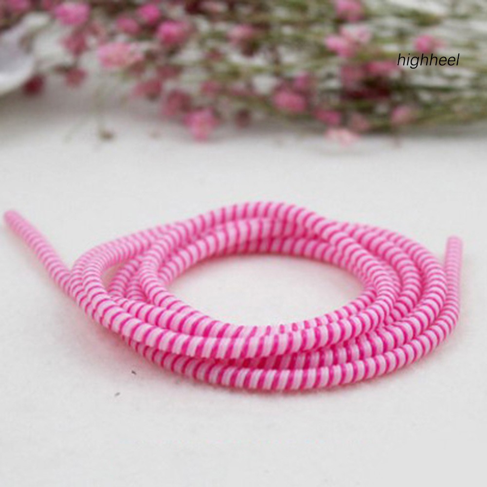 Vỏ Bọc Bảo Vệ Dây Cáp Sạc USB Xoắn Ốc Dài 1.4m Tiện Dụng