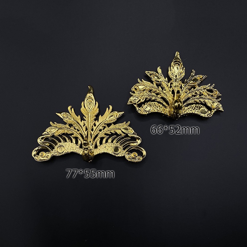 1 phiến đúc phượng hoàng 66*52mm và 77*55mm nguyên liệu làm trâm alfm trang sức cổ trang cosplay cổ phục có màu KC