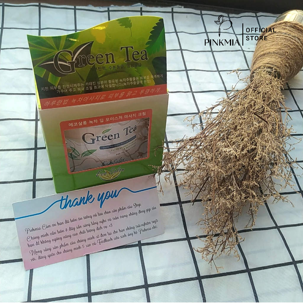 (Chính Hãng) Kem massage Trà Xanh Green Tea Hàn Quốc - Hàng Chuẩn Có Vỏ Hộp Đầy Đủ
