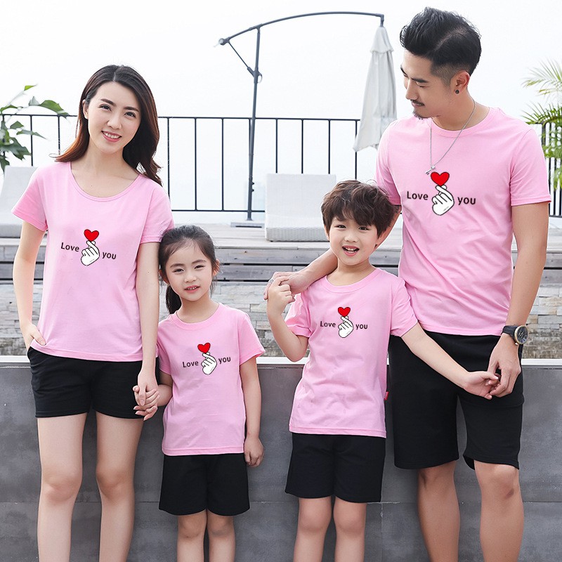 Bộ Áo Thun + Quần Cho Gia Đình 2020 Daddy Mommy Daughter Son