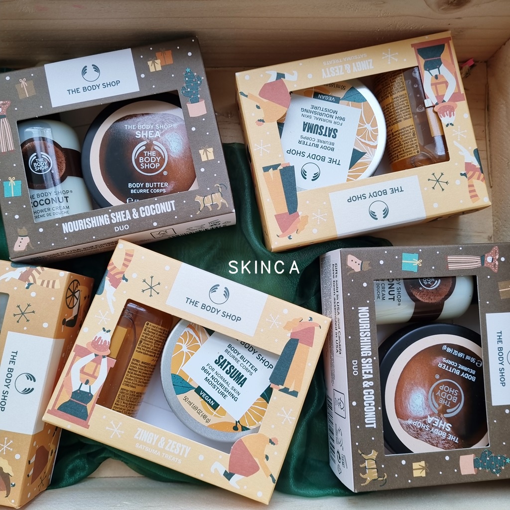 Bộ quà dưỡng thể Gift Cube The Body Shop Treats