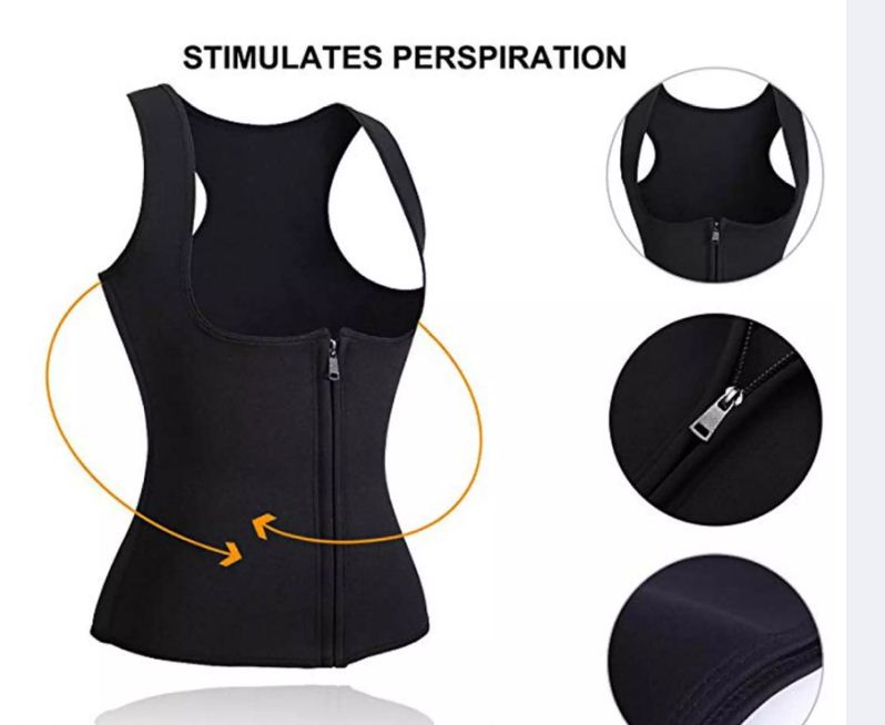 Áo Nịt Ngực Giữ Nhiệt Bán Chạy Áo Nịt Eo Nữ Bằng Cao Su Neoprene Có Khóa Kéo