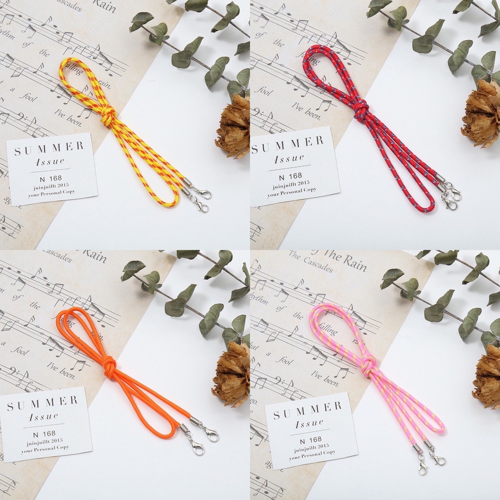 DÂY ĐEO KHẨU TRANG - ĐEO MẮT KÍNH MINI CLEF - LÀM THÀNH VÒNG CỔ - DÂY DÙ NHẸ UNISEX