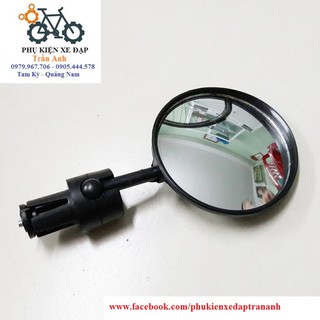 Gương kính chiếu hậu xe đạp đậy ống ghi đông - 1 chiếc