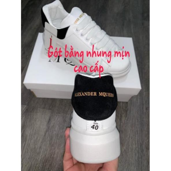 [Full Box+Bill ] Giày  Thể Thao Alexander MC Queen Gót Đen Nâng chiều cao đủ size nam nữ