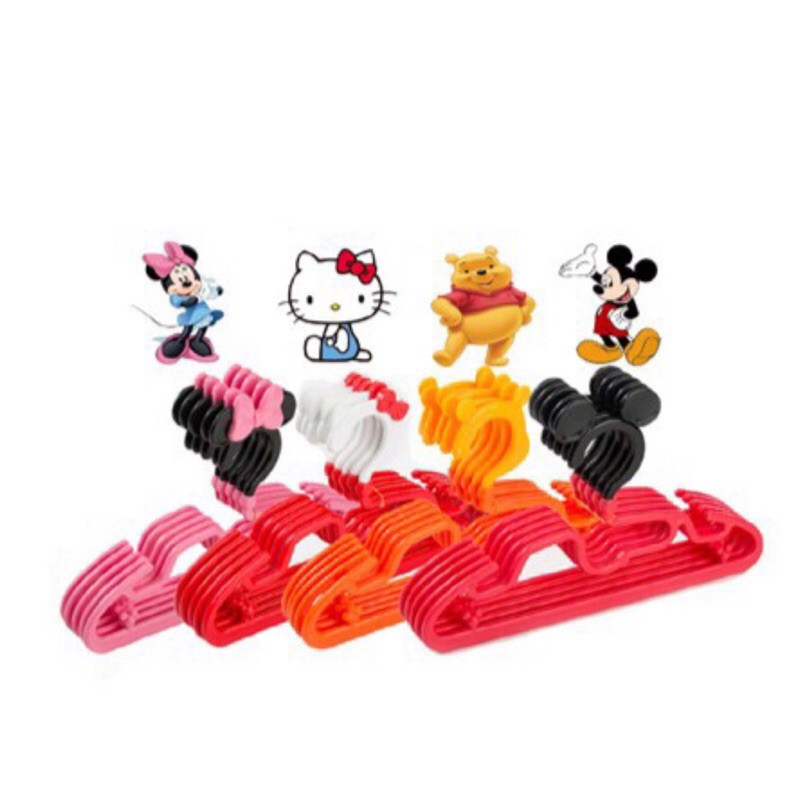 1 Móc Phơi Đồ Hình Chuột Mickey / Gấu Dễ Thương Trang Trí Phòng Bé
