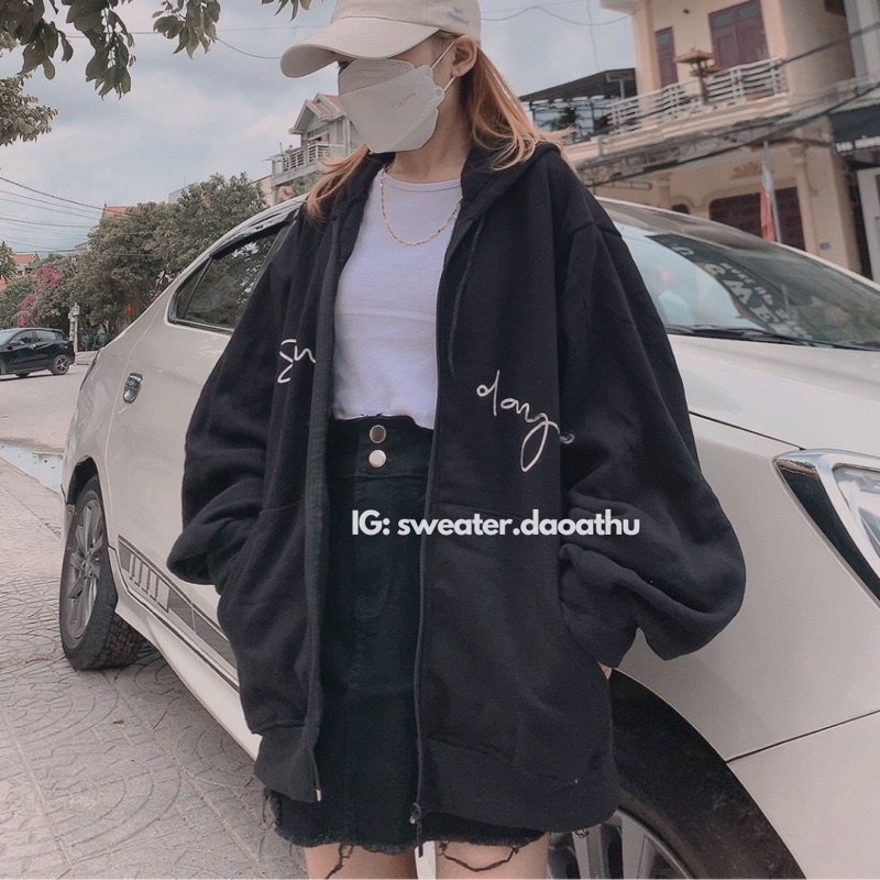 [ ẢNH THẬT ] ÁO KHOÁC NỈ SUNDAY FORM RỘNG OVERSIZE | BigBuy360 - bigbuy360.vn