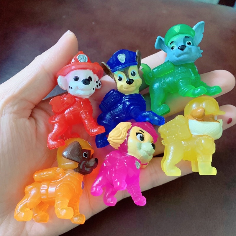 Set 6 Chú Chó Cứu Hộ Paw Patrol The Movie Phát Sáng Flash