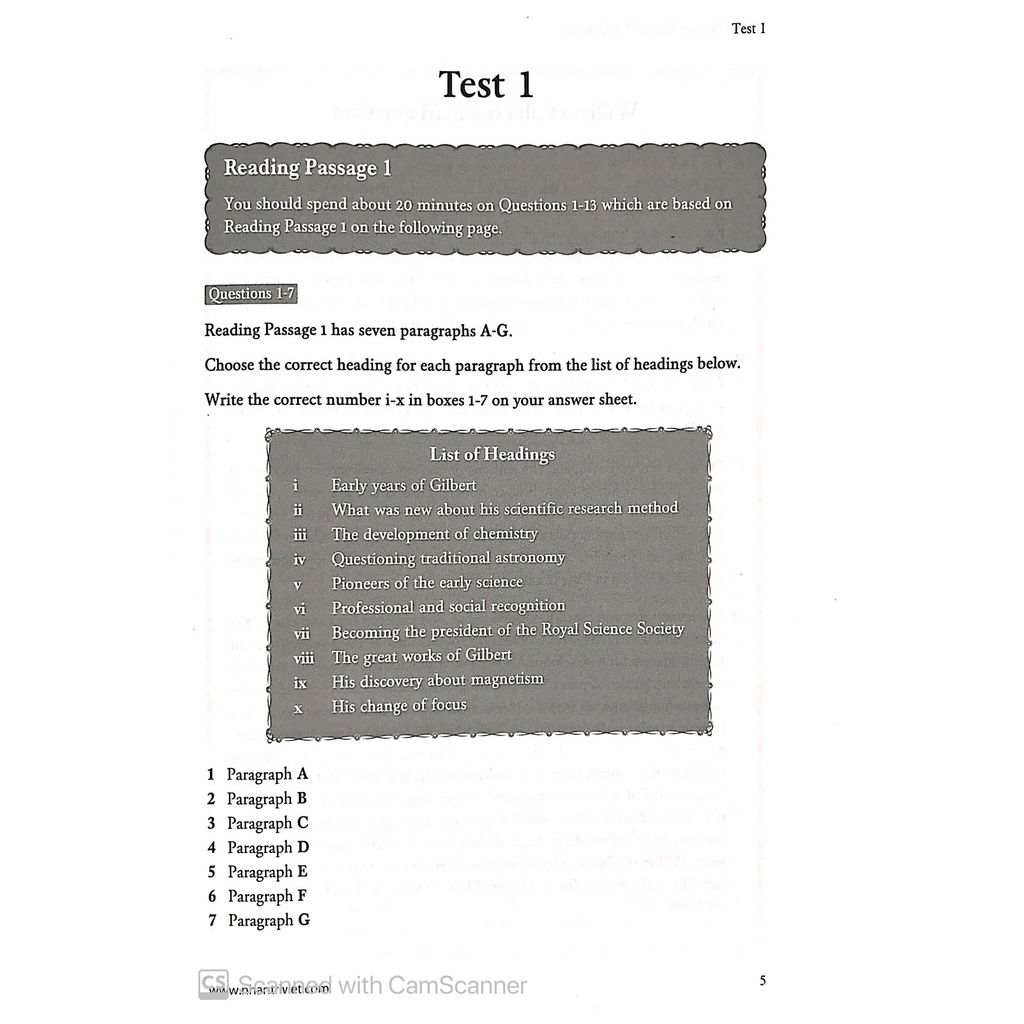 Sách Ielts Reading Recent Actual Tests