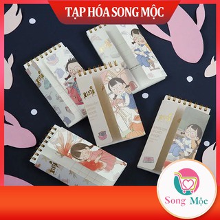 Sổ tập học từ mới từ vựng học ngoại ngữ hình cô bé dễ thương- english workbook