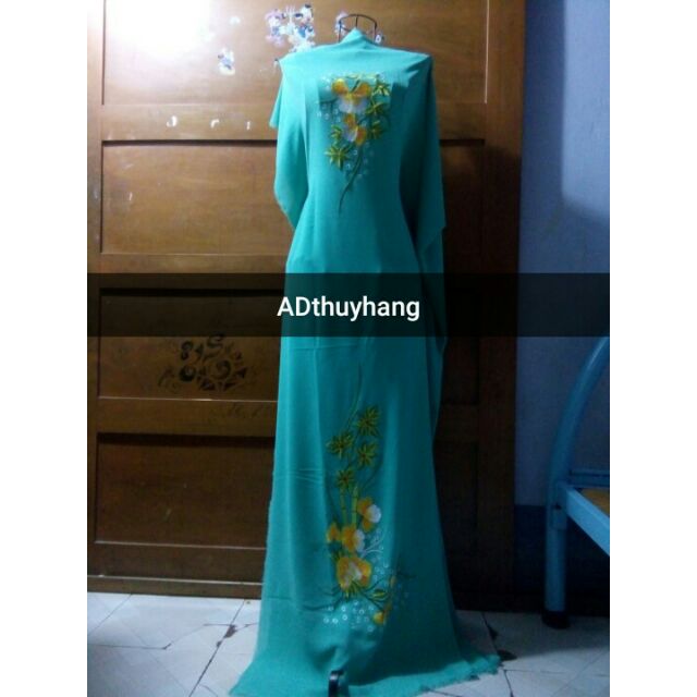 Vải áo dài thêu