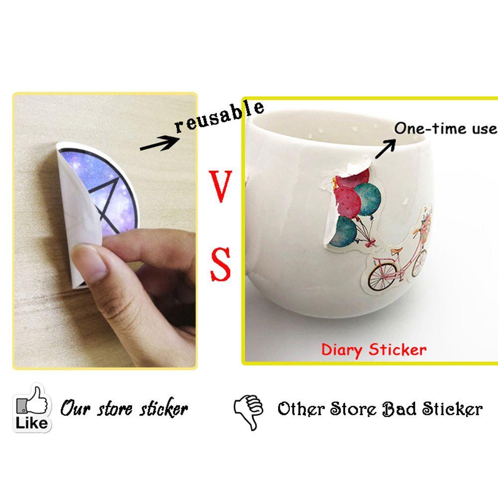 Nhãn Dán Trang Trí Hình Đèn Neon Độc Đáo DIY