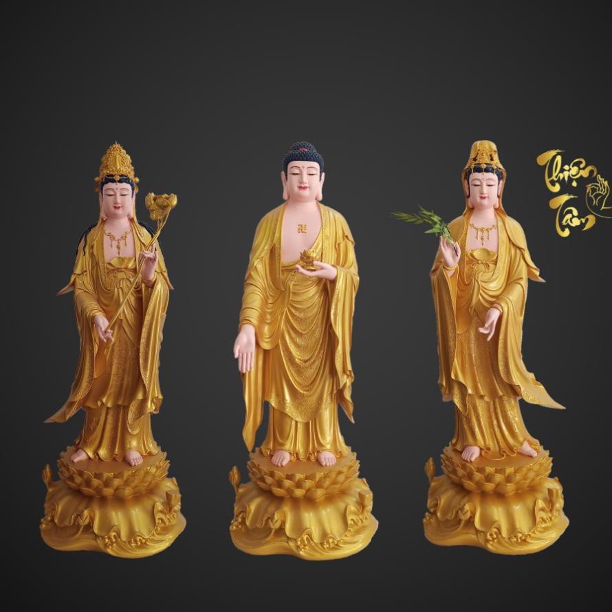 Tượng A Di Đà Phật cao 90cm - Đứng – Màu Trắng  14TD-PDD  - Tuong A Di Da Phat