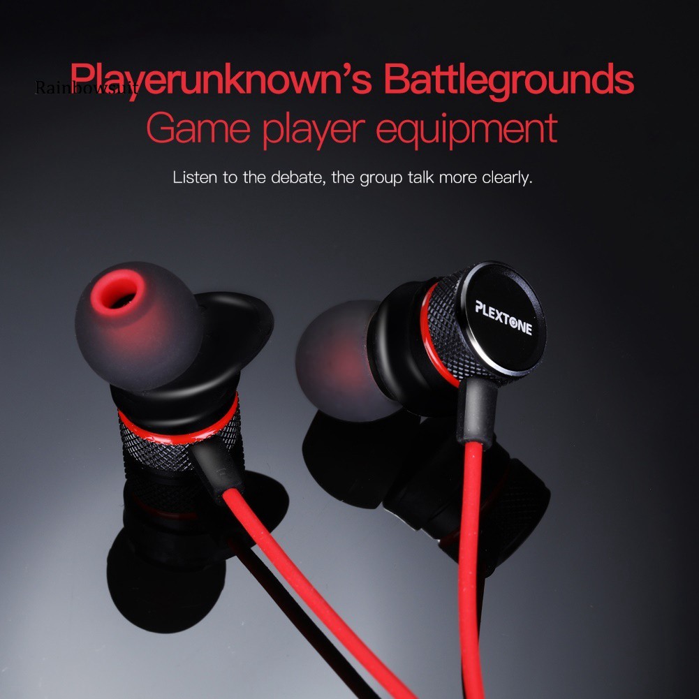 【RB】PLEXTONE G15 3.5mm Wired In-Ear Earphone Volume Control Game Headphone with Mic